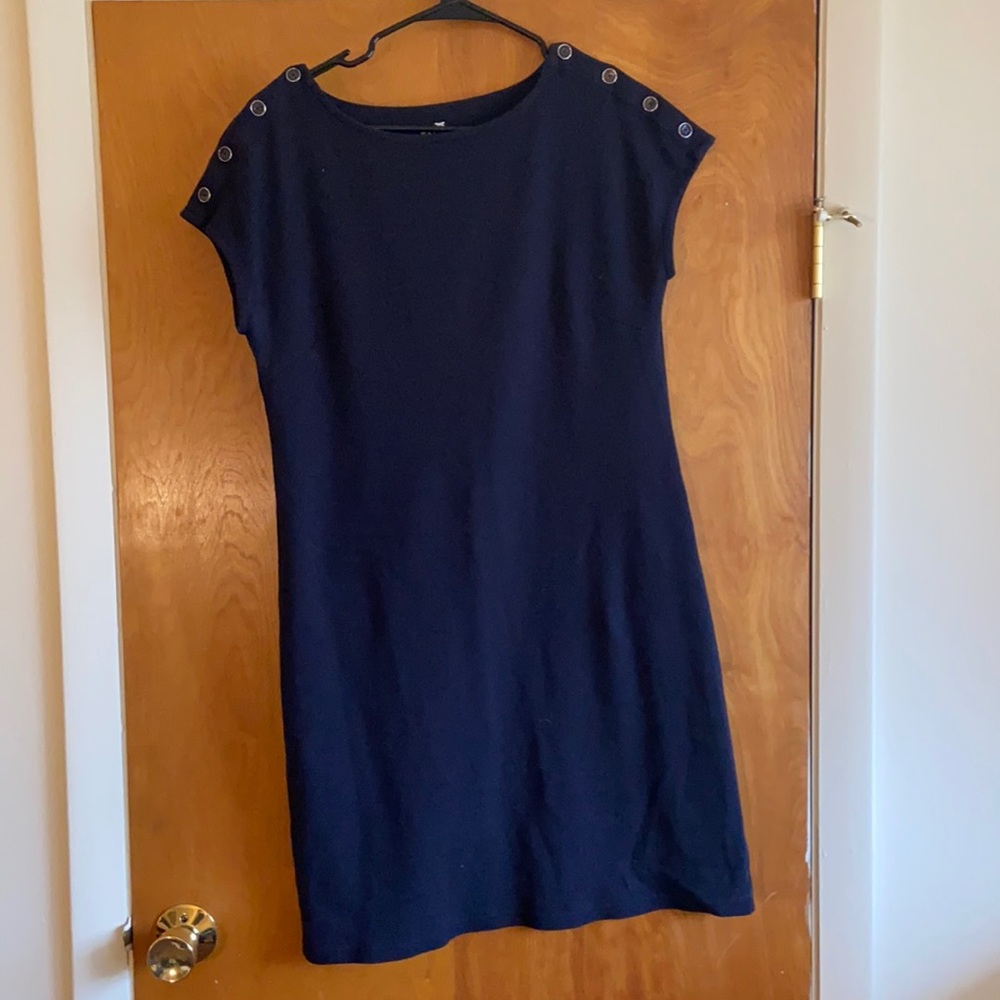Talbots Button Shoulder Dress